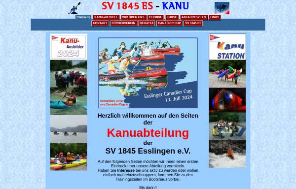 Kanu-Sport in der SV 1845 Esslingen