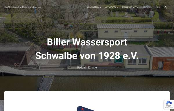 Vorschau von bws-schwalbe.de, Biller Wassersport Schwalbe Hamburg e.V. von 1928