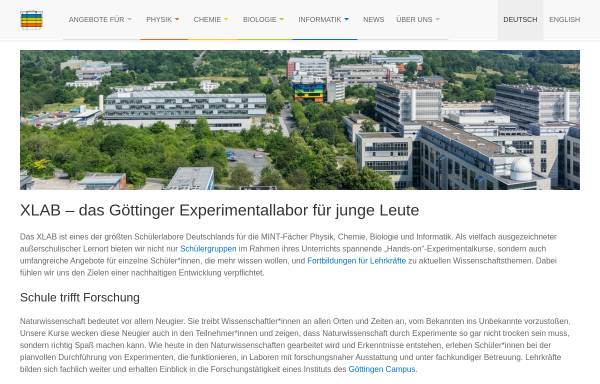 XLAB - Göttinger Experimentallabor für junge Leute e.V.