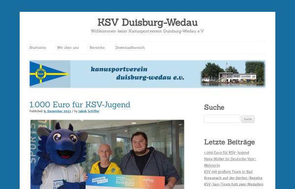 Vorschau von www.ksv-duisburg-wedau.de, Kanusportverein Duisburg-Wedau e.V.