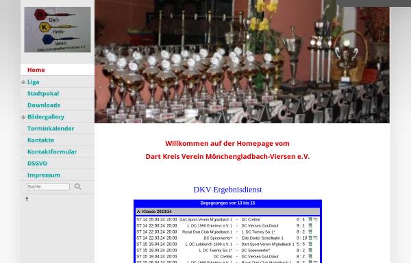Vorschau von www.dkv-mg-vie.de, Dart-Kreis-Verein Mönchengladbach/Viersen e.V.