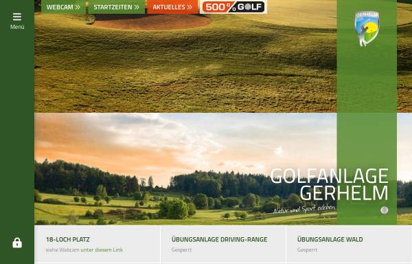 Vorschau von www.golfclubgerhelm.de, Golfclub Gerhelm
