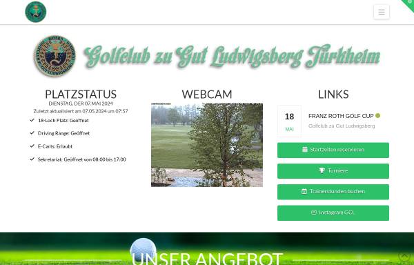Vorschau von www.golfclub-tuerkheim.de, Golfclub Gut Ludwigsberg