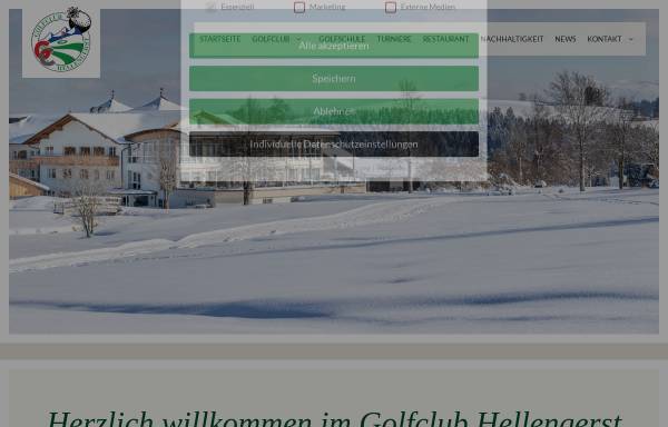 Vorschau von www.golf-allgaeu.de, Golfclub Hellengerst