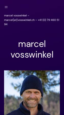Vorschau der mobilen Webseite www.vosswinkel.ch, Vosswinkel, Marcel