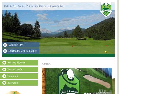 Vorschau von www.golfclub-karwendel.de, Golfclub Karwendel