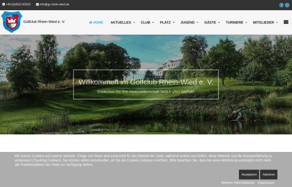 Vorschau von www.gc-rhein-wied.de, Golfclub Rhein-Wied