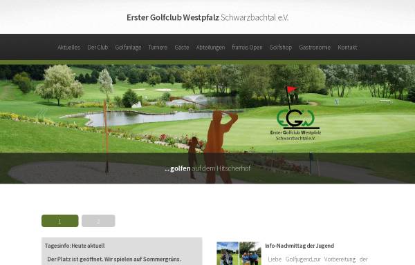 Vorschau von www.gcwestpfalz.de, Golfclub Westpfalz