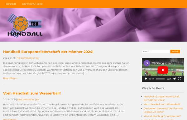 Vorschau von www.tsv-goeggingen-handball.de, TSV Göggingen