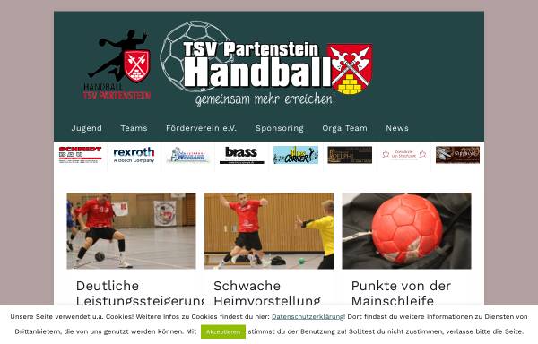 Vorschau von www.handball-partenstein.de, TSV Partenstein Handball