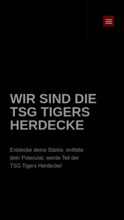 Vorschau der mobilen Webseite www.tsg-ringen-herdecke.de, TSG Schwerathletik Herdecke e.V.