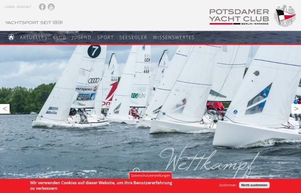 Vorschau von www.pyc.de, Potsdamer Yacht Club e. V.