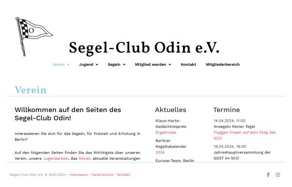 Vorschau von www.scodin.de, SegelClub Odin e.V.