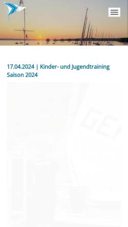 Vorschau der mobilen Webseite www.herrschinger-segelclub.de, HSC - Herrschinger Segel-Club