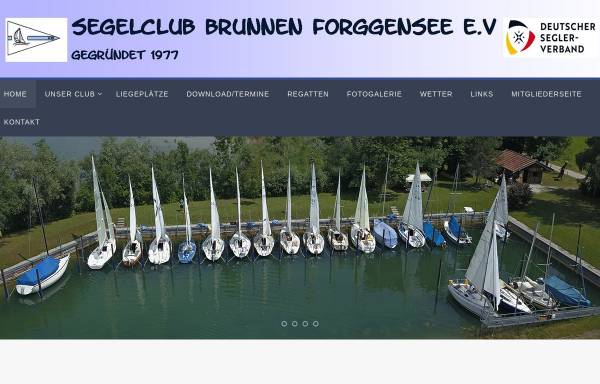 Vorschau von www.scbf.de, Segelclub Brunnen Forggensee SCBF