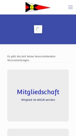 Vorschau der mobilen Webseite wsgr.de, WSGR - Wassersportgemeinschaft Rangau e.V.
