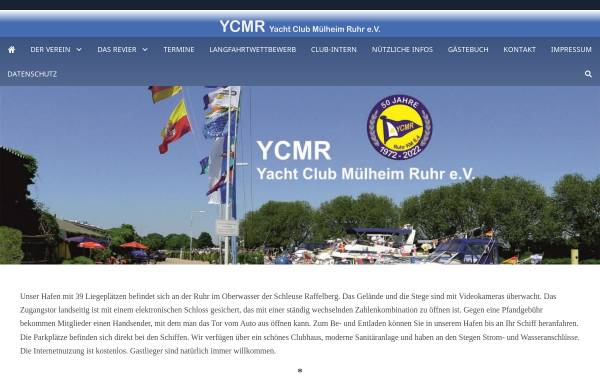 Vorschau von www.ycmr.de, 30 Jahre YCMR - Yacht Club Mülheim a.d. Ruhr