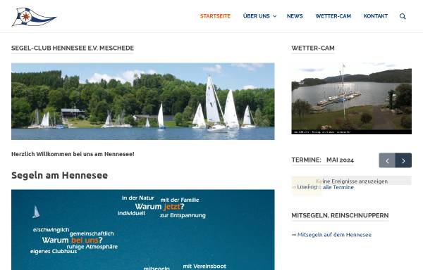 Vorschau von www.schm-jugend.de, Jugendabteilung des Segelclub Hennesee e.V. Meschede