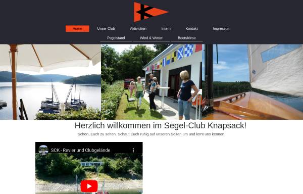 Vorschau von www.segelclubknapsack.de, Segelclub Knapsack e.V.