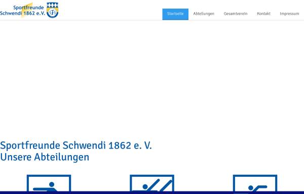 Vorschau von www.sf-schwendi.de, SF Schwendi Abteilung Tischtennis