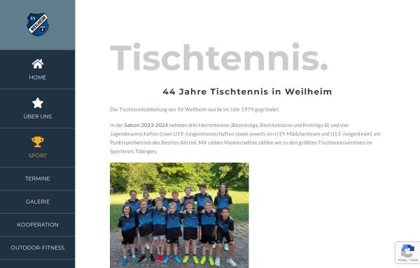 SV Weilheim Tischtennisabteilung