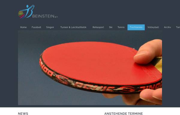 Vorschau von www.tb-beinstein.de, TB Beinstein Tischtennisabteilung