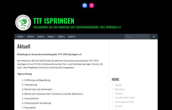 Vorschau von ttf-ispringen.de, TTF Ispringen