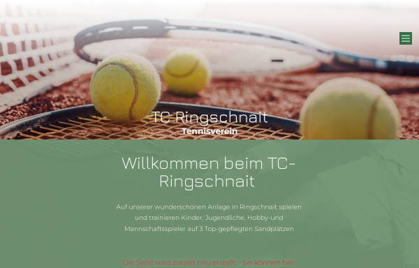 Vorschau von www.ringschnait-tennis.de, TC Ringschnait