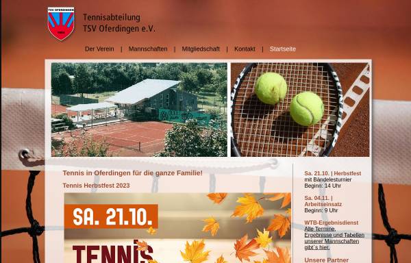 Vorschau von www.tennis-tsv-oferdingen.de, TSV Oferdingen