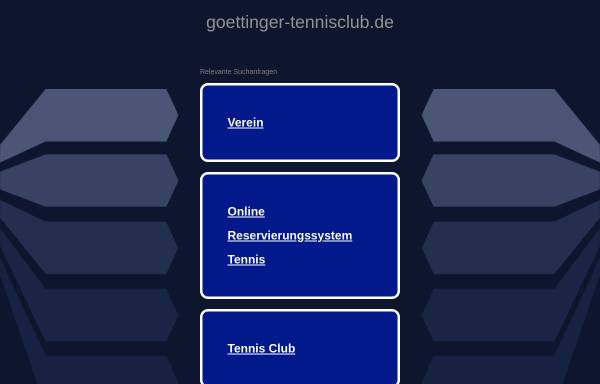 Vorschau von www.goettinger-tennisclub.de, Göttinger Tennisclub e.V.
