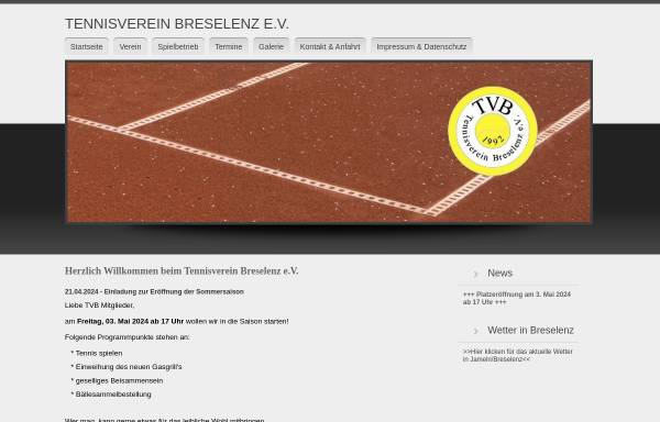 Vorschau von www.tennisverein-breselenz.de, TV Breselenz e.V.