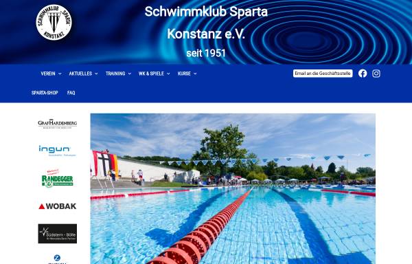 Vorschau von sparta-konstanz.de, Schwimmklub Sparta Konstanz