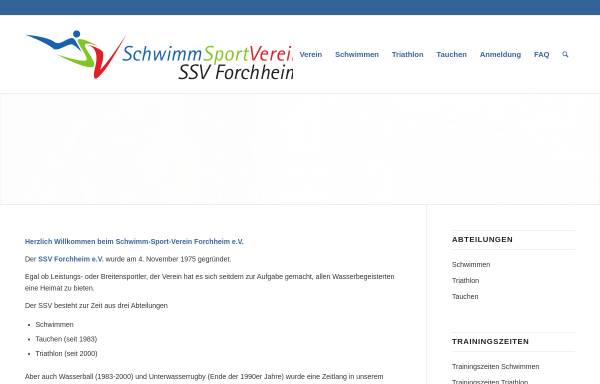 Vorschau von www.ssv-forchheim.de, SSV Forchheim