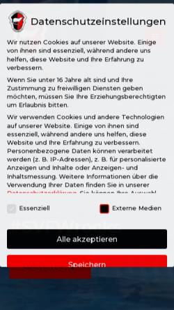 Vorschau der mobilen Webseite waraffb.de, Wasserratten Fürstenfeldbruck