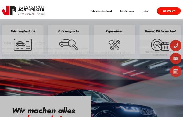 Vorschau von www.jost-pilger.de, Autopartner Jost und Pilger GmbH Altenwald