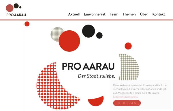 Vorschau von www.proaarau.ch, Pro Aarau
