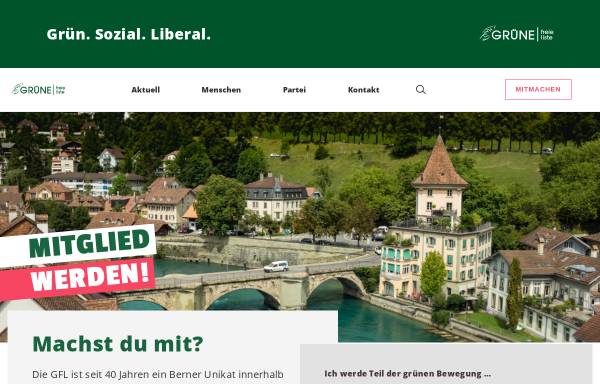 Vorschau von www.gfl-bern.ch, Grüne Freie Liste der Stadt Bern