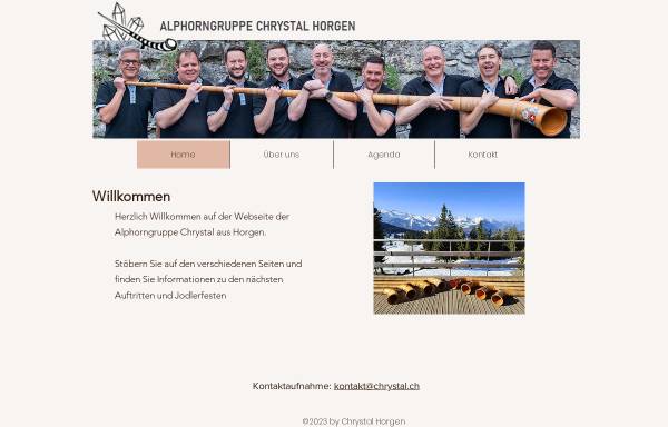 Vorschau von www.chrystal.ch, Alphorngruppe Chrystal
