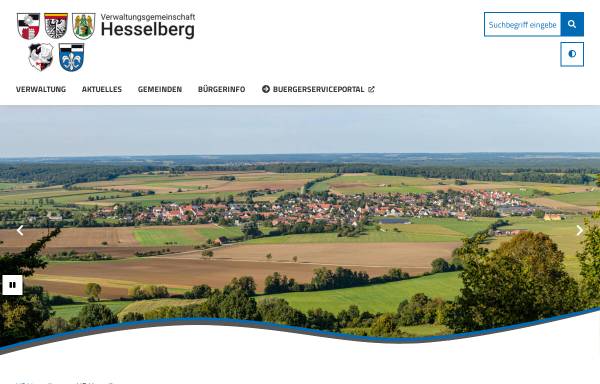 Vorschau von www.vg-hesselberg.de, VG Hesselberg