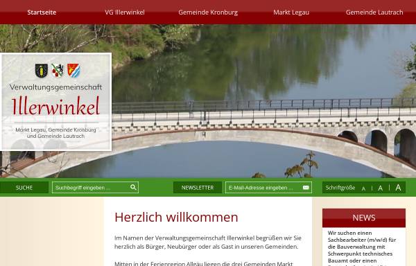 Vorschau von www.vg-illerwinkel.de, Verwaltungsgemeinschaft Illerwinkel