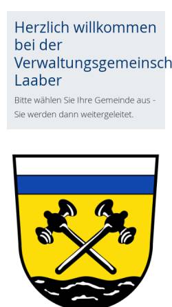 Vorschau der mobilen Webseite www.vg-laaber.de, Verwaltungsgemeinschaft Laaber