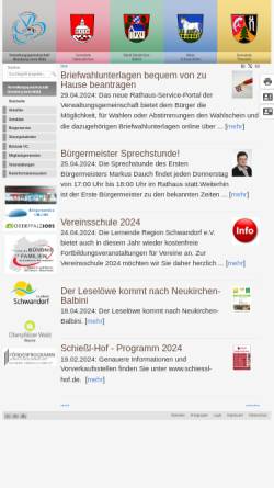 Vorschau der mobilen Webseite www.neukirchen-balbini.de, Markt Neukirchen-Balbini