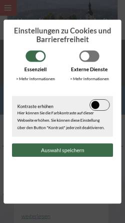 Vorschau der mobilen Webseite www.vgreichersbeuern.de, Verwaltungsgemeinschaft Reichersbeuern