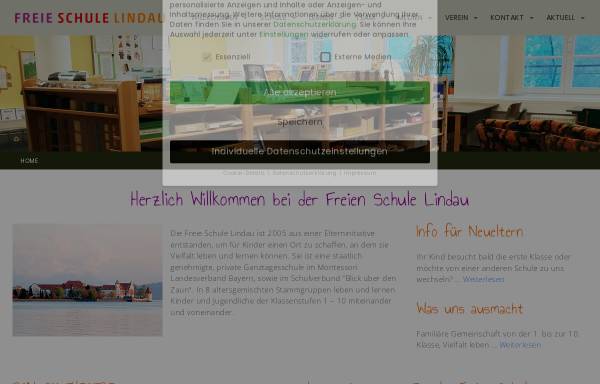 Vorschau von www.freieschulelindau.de, Freie Schule Lindau