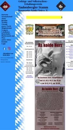 Vorschau der mobilen Webseite www.taubenbergler-stamm.de, G.T.E.V - Taubenbergler Stamm