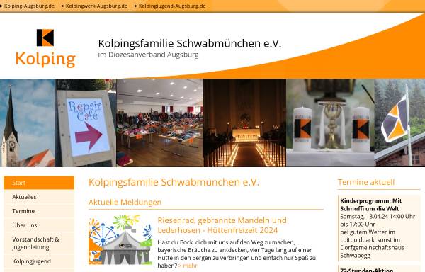 Vorschau von www.kolping-schwabmuenchen.de, Kolpingsfamilie Schabmünchen