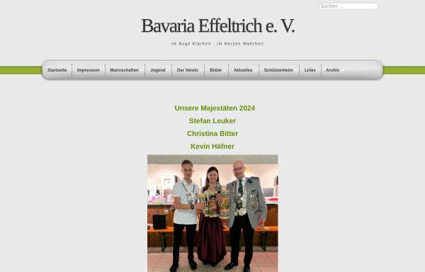 Vorschau von www.bavariateam.de, Schützenverein Bavaria Effeltrich e.V.