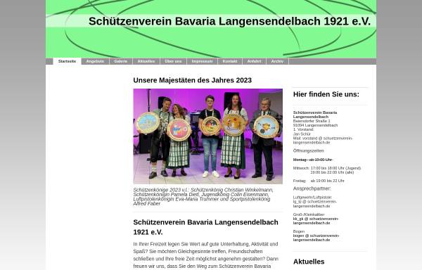 Vorschau von bavaria-langensendelbach.com, Schützenverein Bavaria Langensendelbach 1921 e.V