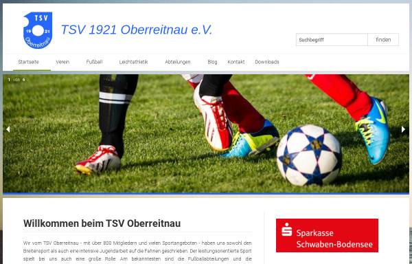Vorschau von www.tsv-oberreitnau.de, TSV 1921 Oberreitnau e.V.