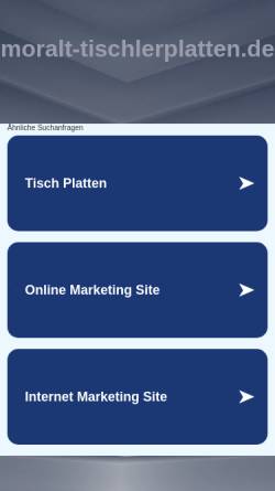 Vorschau der mobilen Webseite www.moralt-tischlerplatten.de, Moralt Tischlerplatten GmbH & Co. KG